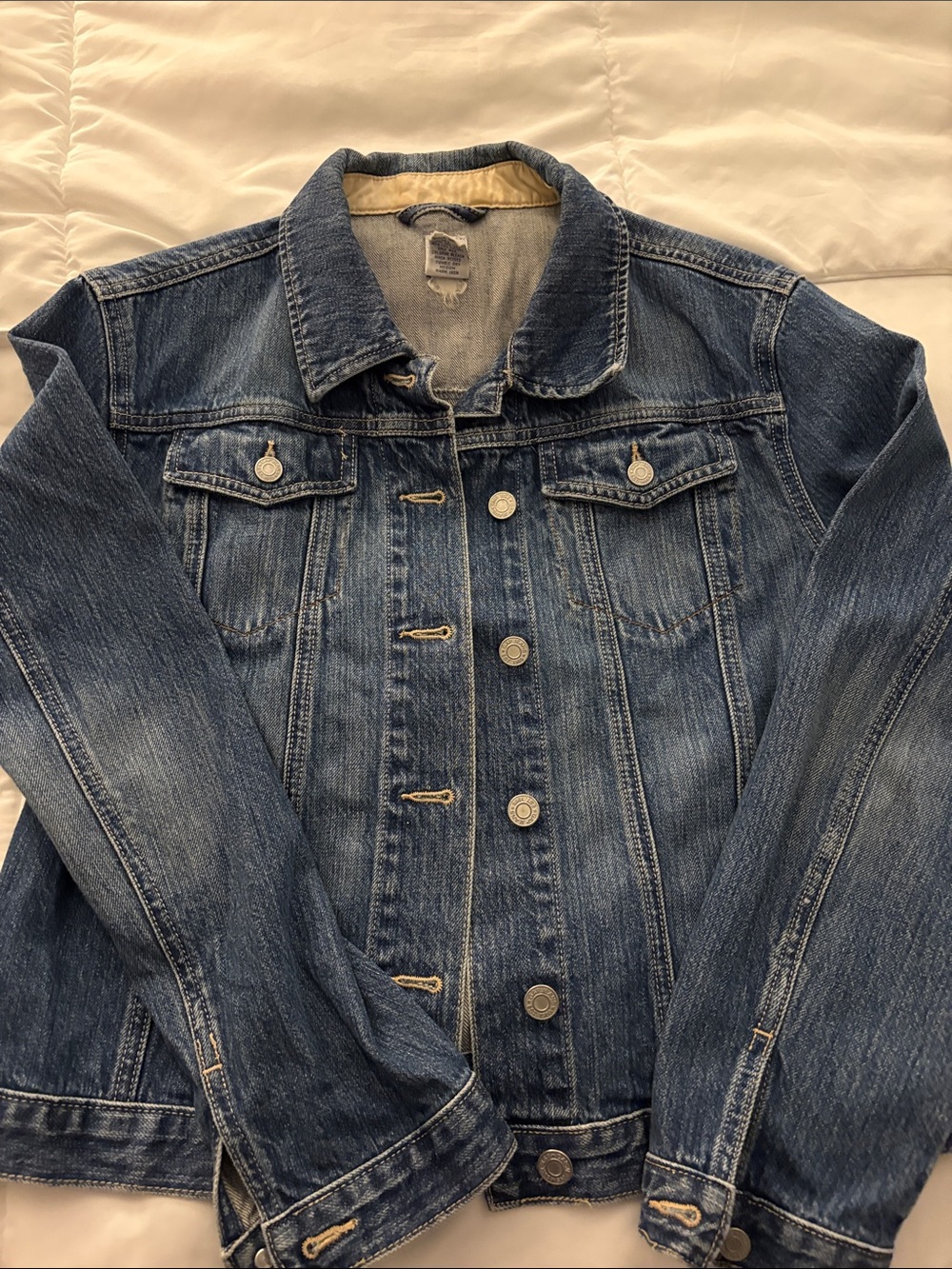 GAP Factory Women's Denim Jacket - Blue Wash